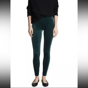 NWT SPANX Green Velvet Leggings